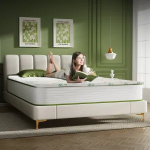 4cm Memory Foam Mattress Topper | with Bamboo Cover | Queen