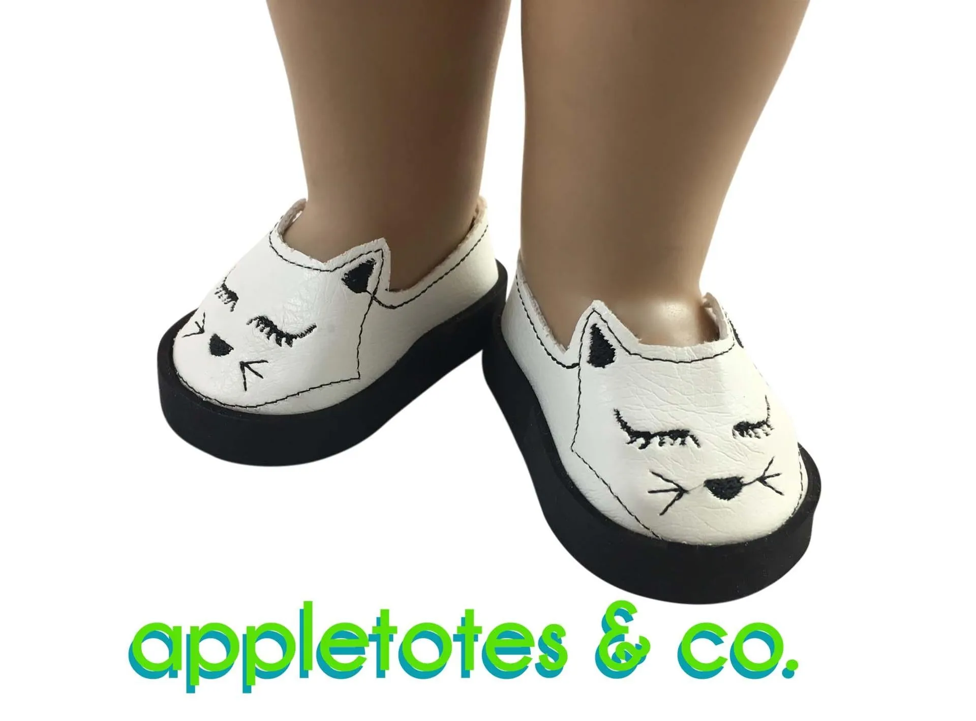 Animal Flats Collection ITH Embroidery Patterns for 18" Dolls