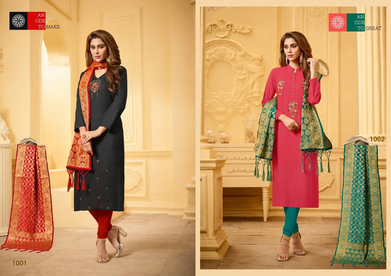 Avc Launched Kanichipuram Stall Cotton Casual Wear Salwar Suits