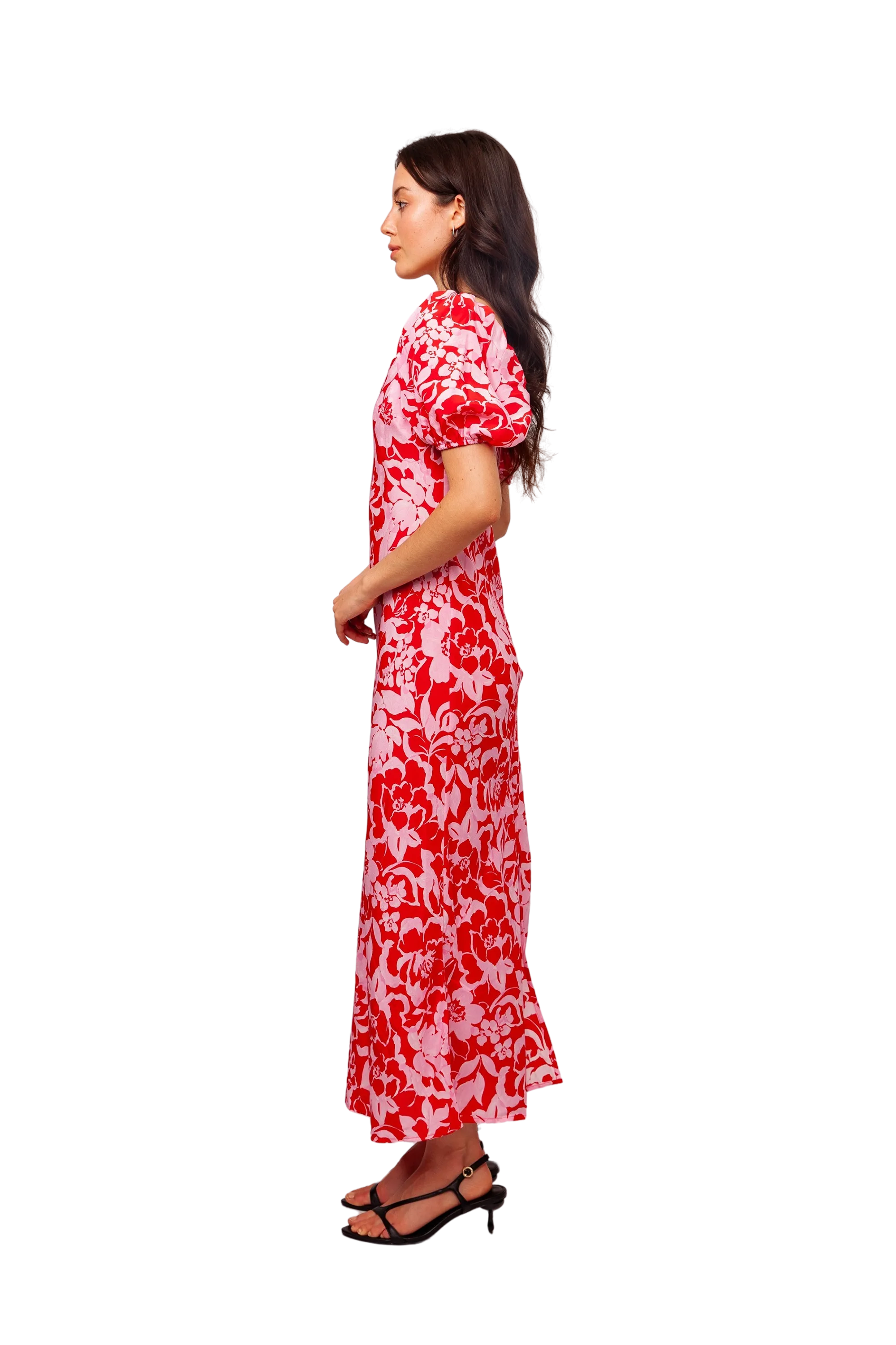 Bobbi Silk Midi Dress