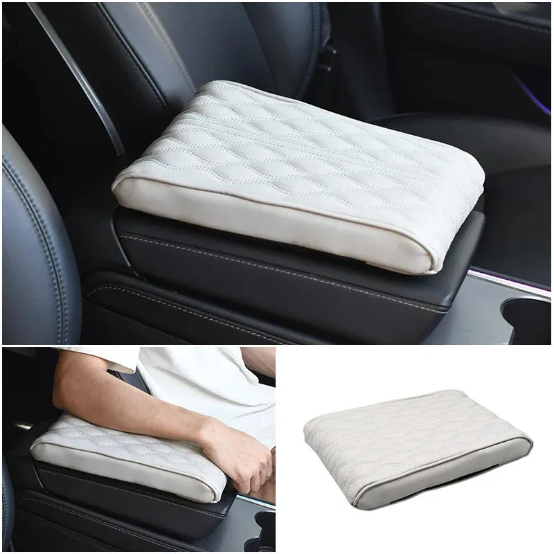 Car Armrest Box Pads Memory Foam Protection Covers For Center Console Interior Accessories