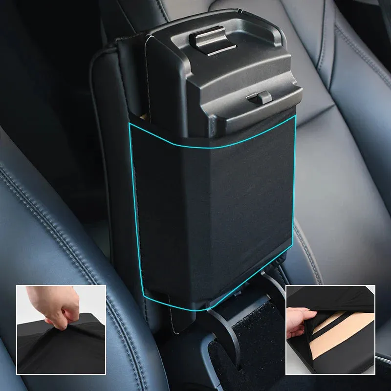 Car Armrest Box Pads Memory Foam Protection Covers For Center Console Interior Accessories