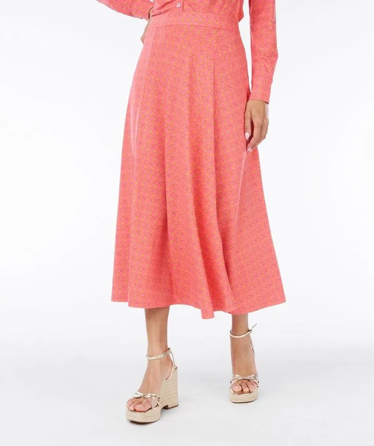 Chain Print Skirt
