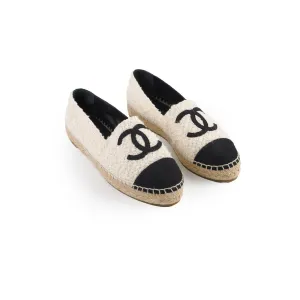 Chanel Espadrilles White/Black Size 40