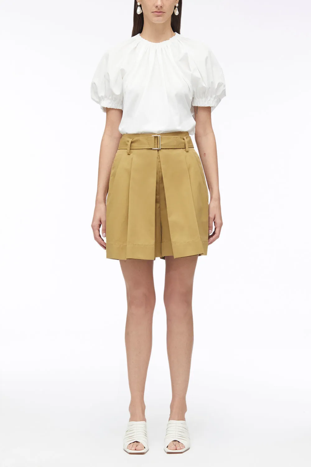 Chino Pleated Short