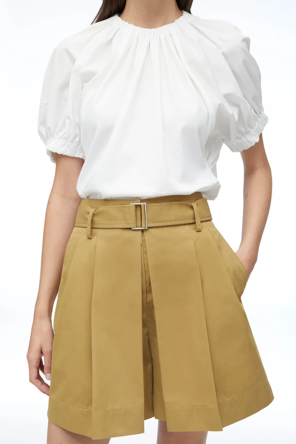 Chino Pleated Short