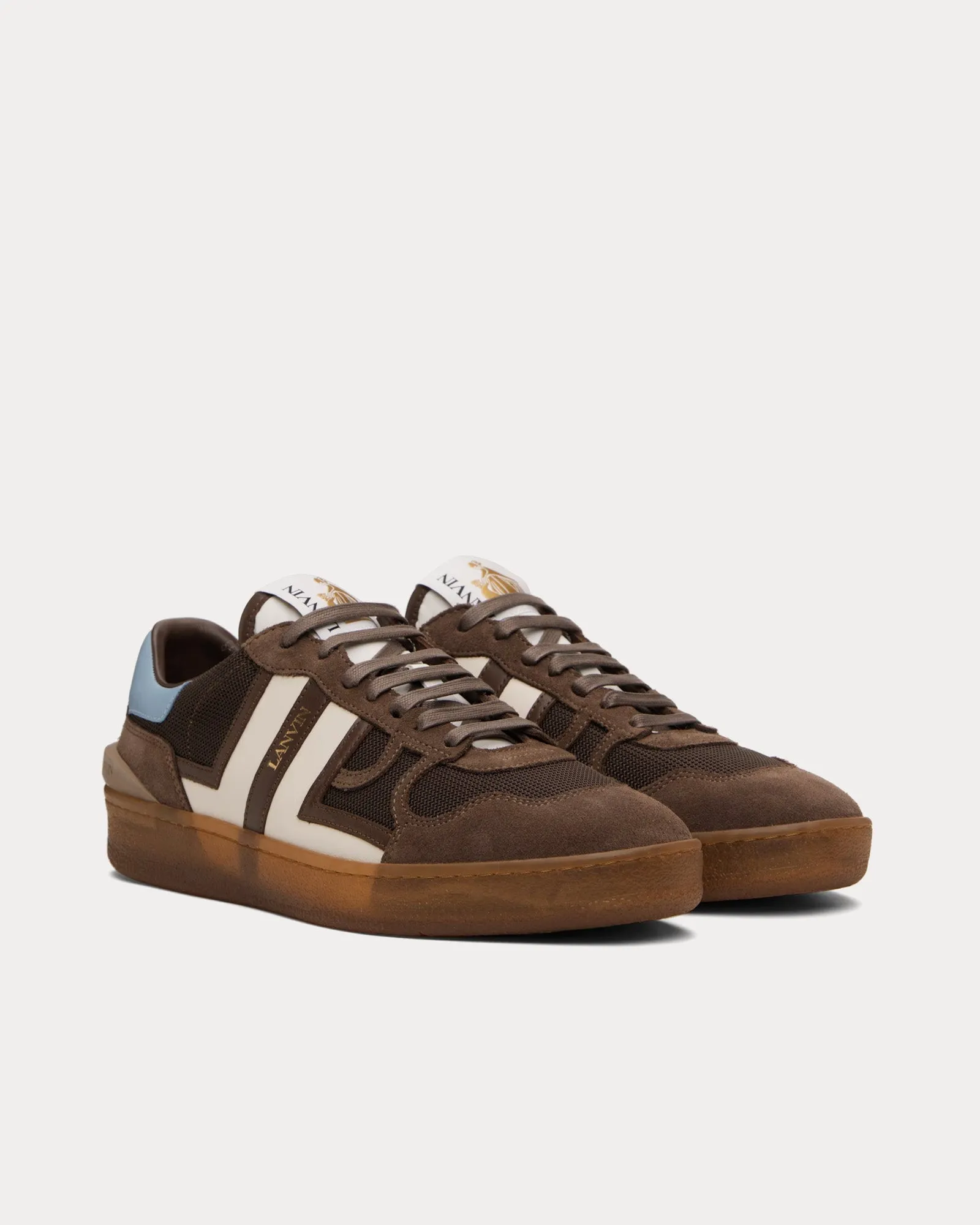 Clay Mesh Ecru / Bronze Low Top Sneakers