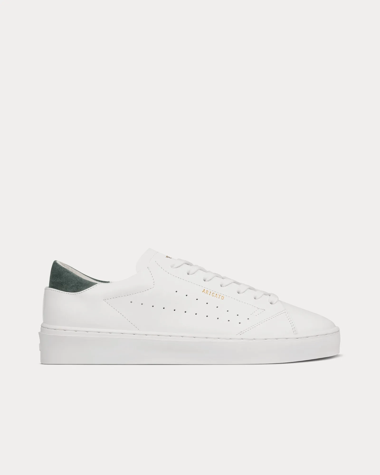 Court Leather White / Green Low Top Sneakers
