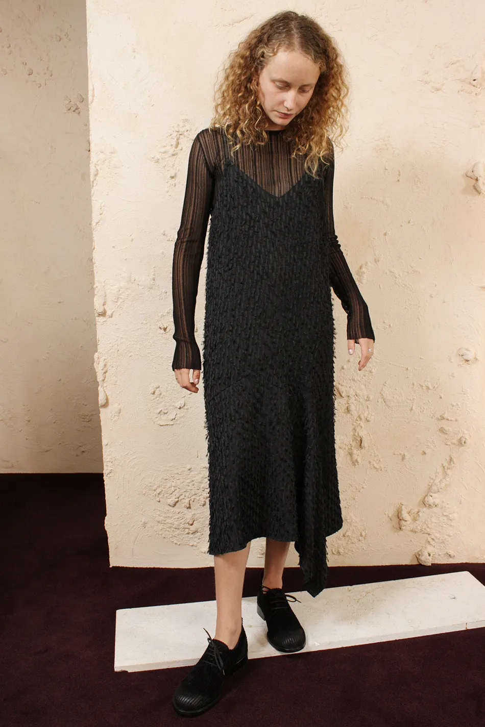 Dista Fringed Slip Dress