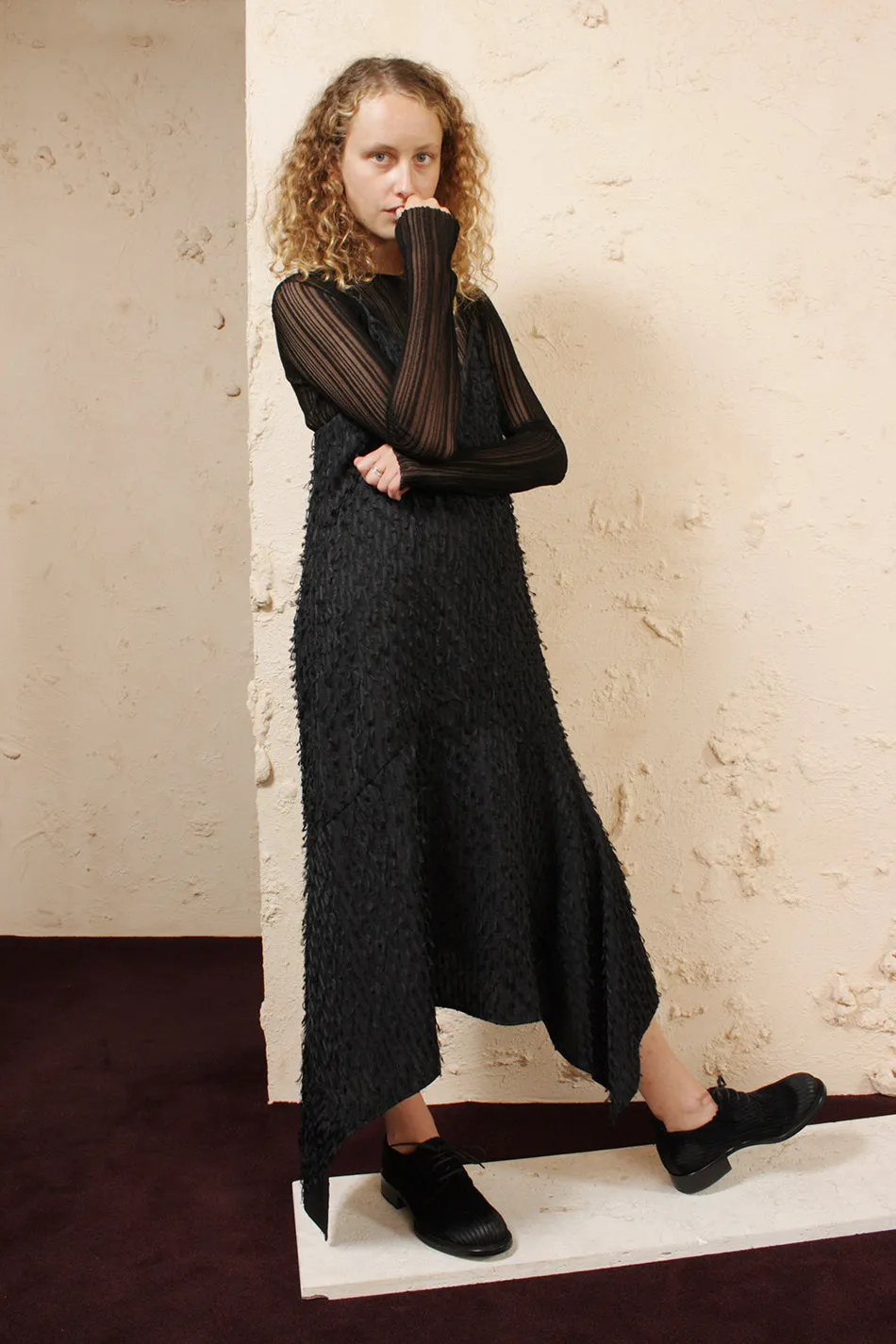 Dista Fringed Slip Dress