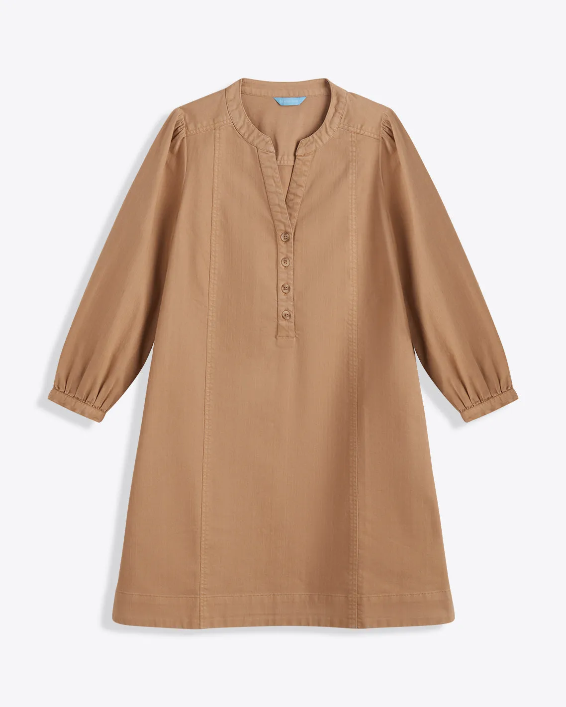 Felicity Popover Shift Dress in Croissant