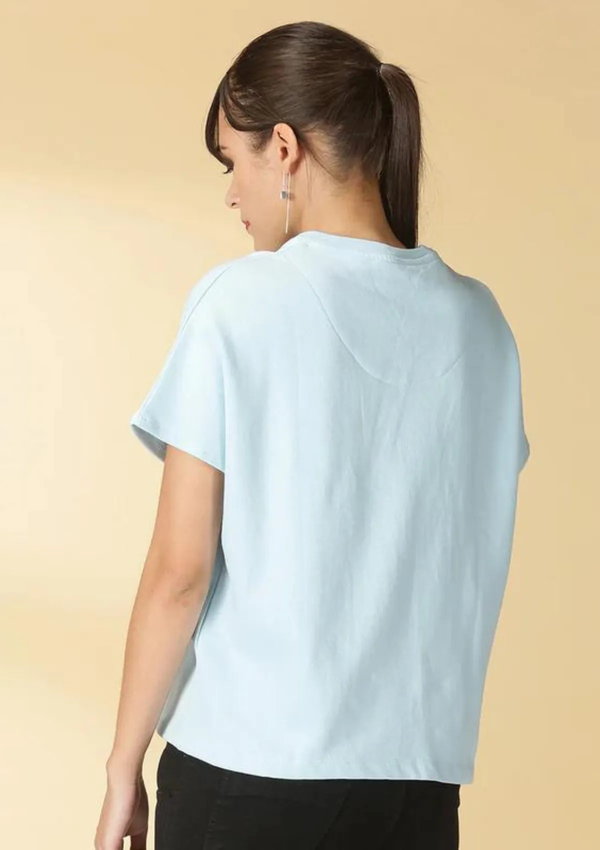 Fleece T-Shirt (Blue)