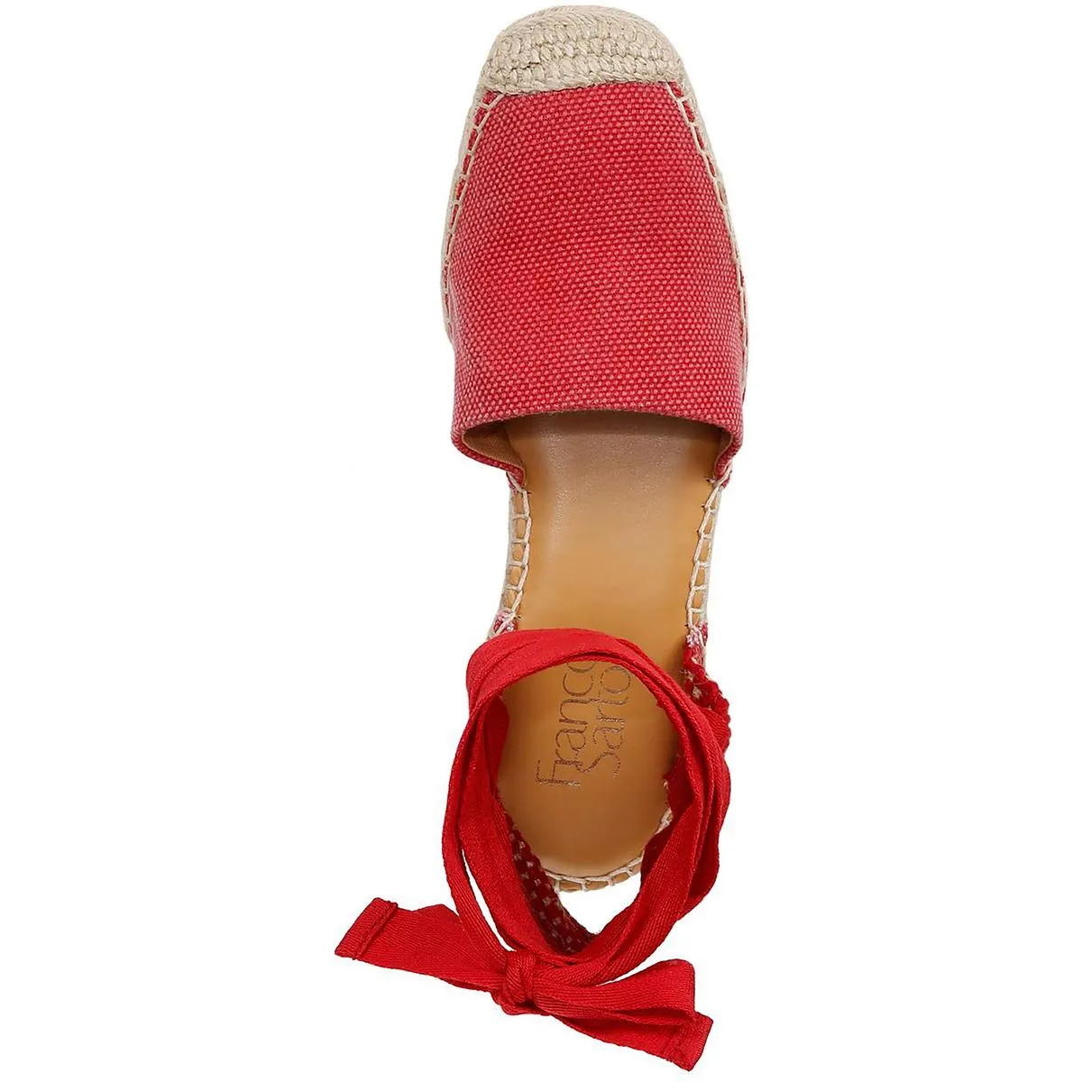 Franco Sarto Womens Britney Canvas Woven Espadrilles