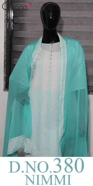 Ganga Suits Nimmi Cotton Printed Button Work Casual Wear Suits