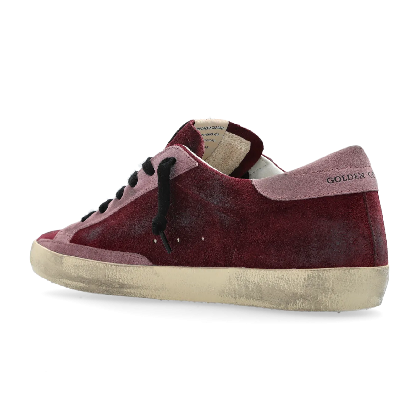Golden Goose BURGUNDY Sneakers Super-Star