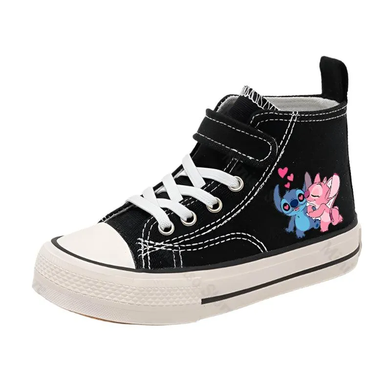 High-Top Canvas Shoes for Kids - Comfortable Sport Shoes