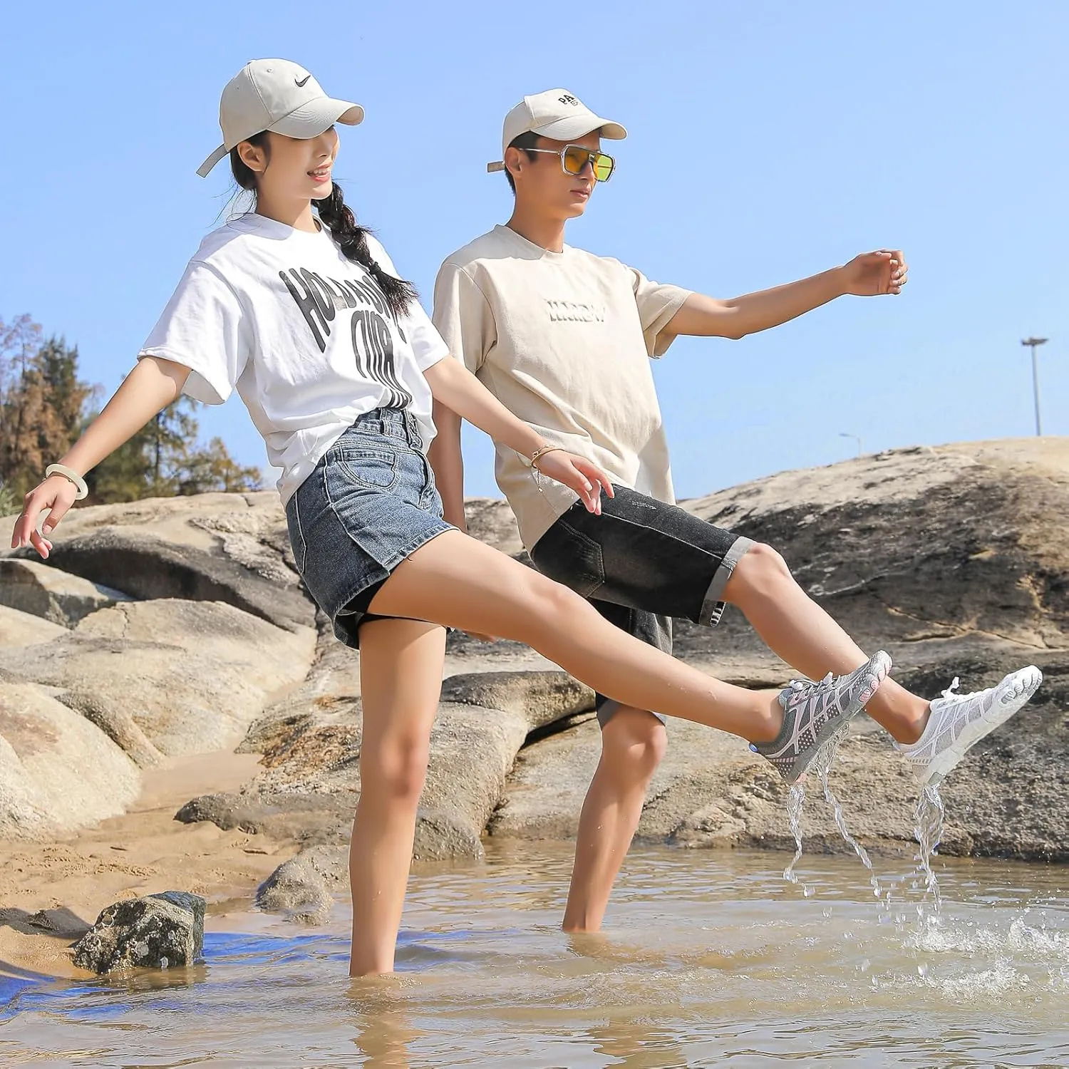 Hike Barefoot Shoes Womens Men,Unisex Barefoot Water Shoes Breathable, Anti-Slip Hiking Footwear for Athletic Wide Toe Shoe Footwear for Hiking, Walking, Running, Yoga, and Water Sports