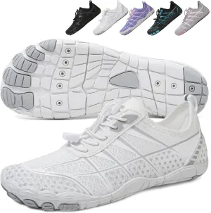 Hike Barefoot Shoes Womens Men,Unisex Barefoot Water Shoes Breathable, Anti-Slip Hiking Footwear for Athletic Wide Toe Shoe Footwear for Hiking, Walking, Running, Yoga, and Water Sports