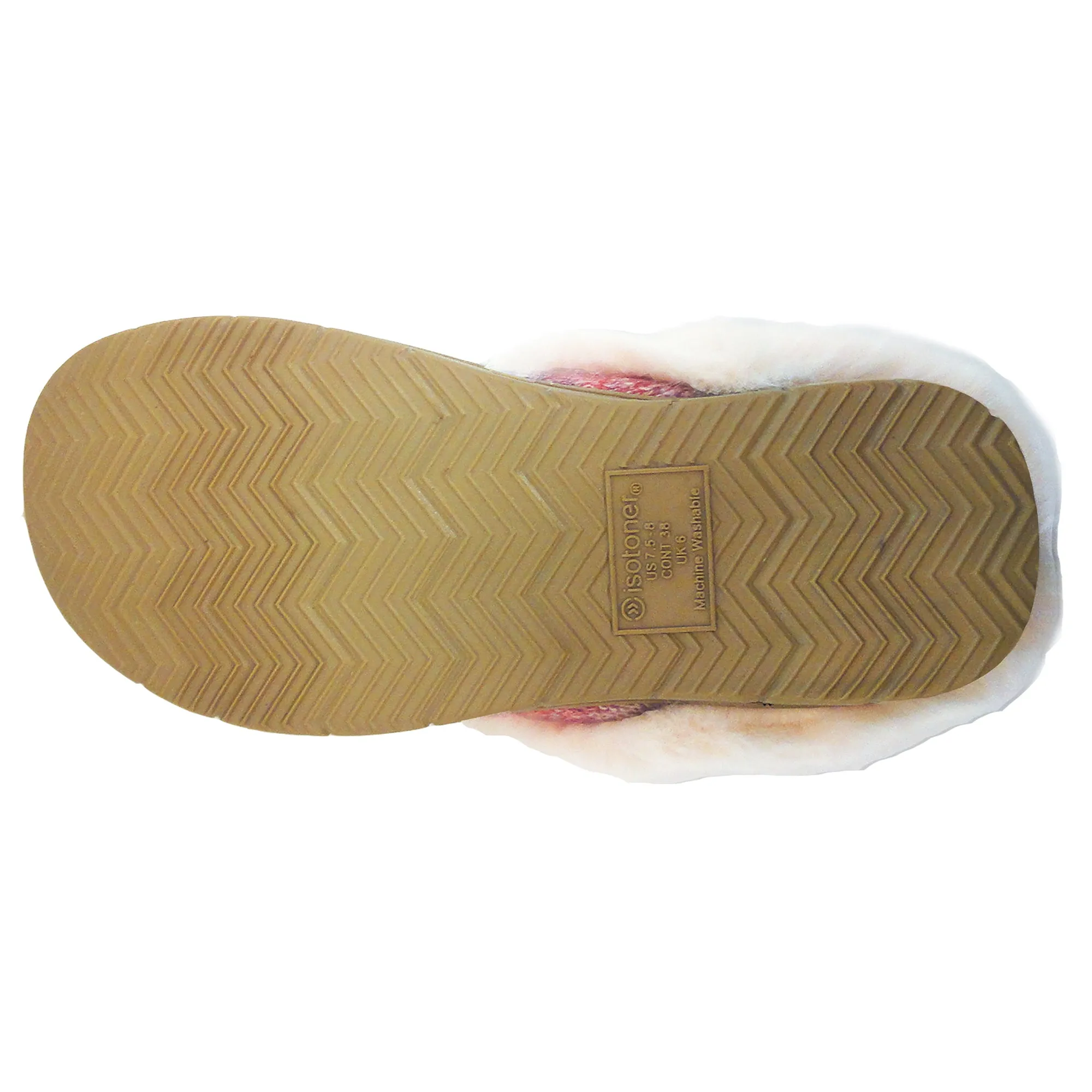 Isotoner Women's Recycled Ombre Knit Hoodback Slippers