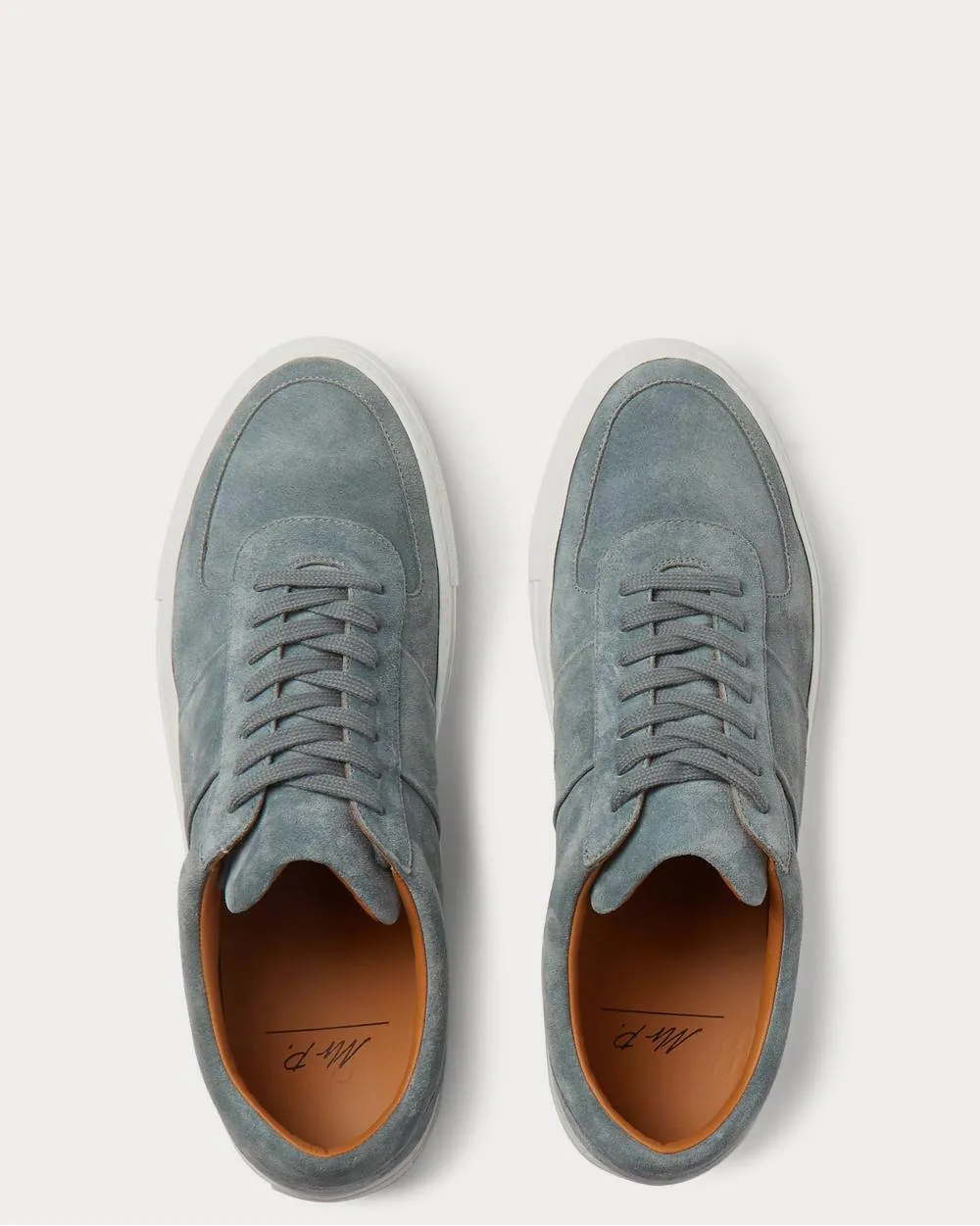 Larry Suede  Blue low top sneakers