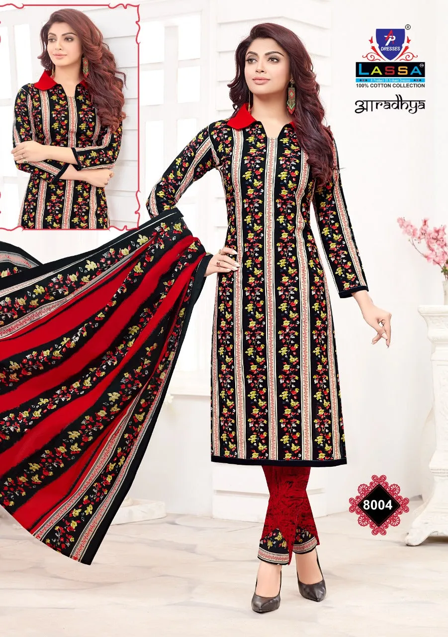 Lassa Presents Aaradhya Vol 8 Cotton Casual Wear Salwar Suits