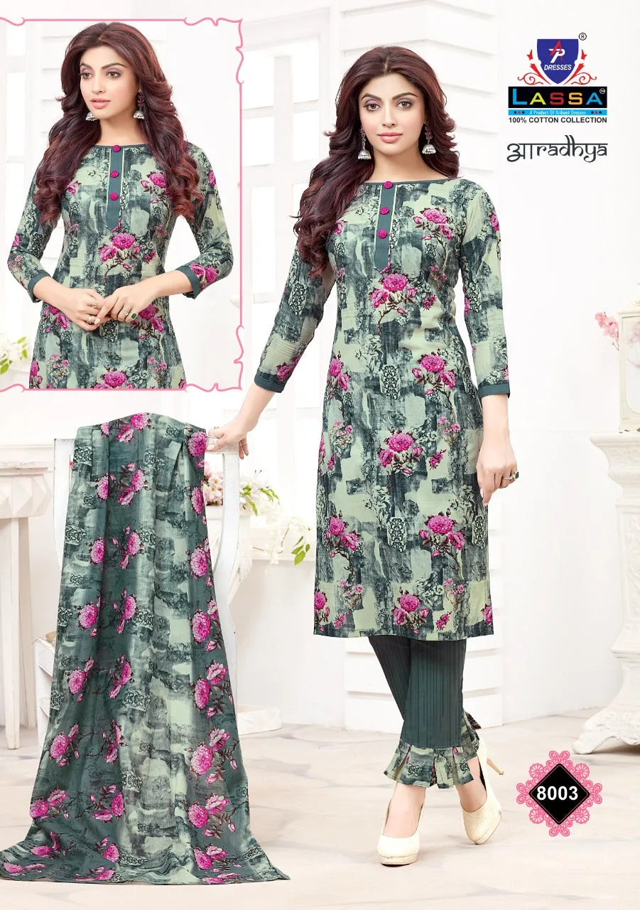 Lassa Presents Aaradhya Vol 8 Cotton Casual Wear Salwar Suits