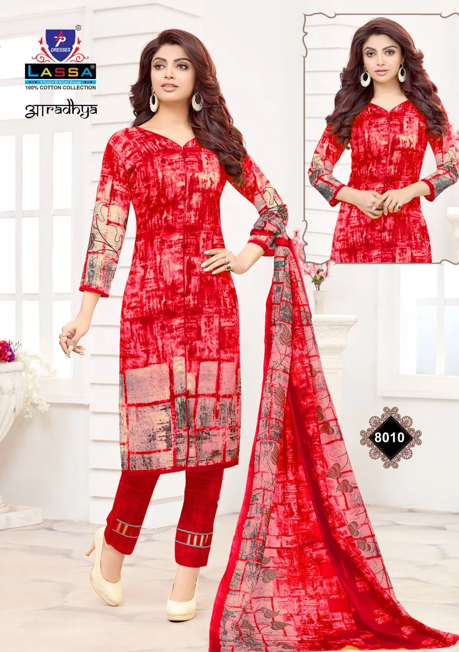 Lassa Presents Aaradhya Vol 8 Cotton Casual Wear Salwar Suits