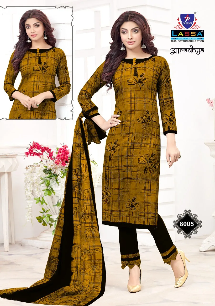 Lassa Presents Aaradhya Vol 8 Cotton Casual Wear Salwar Suits