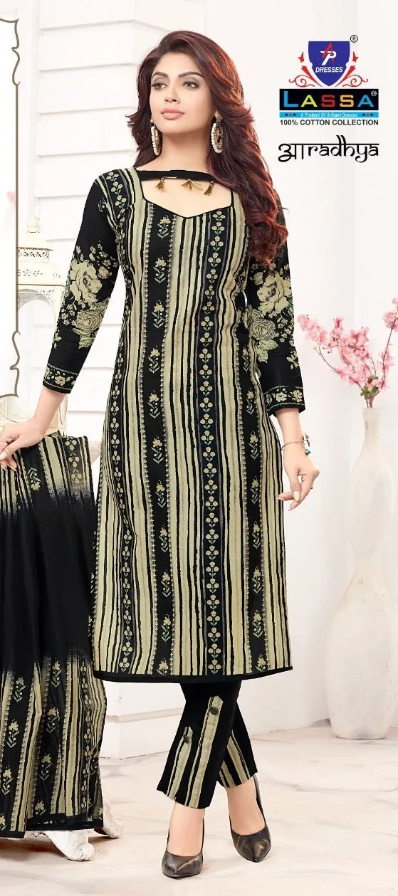 Lassa Presents Aaradhya Vol 8 Cotton Casual Wear Salwar Suits