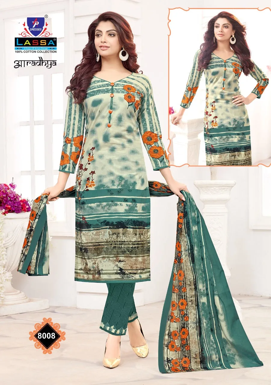 Lassa Presents Aaradhya Vol 8 Cotton Casual Wear Salwar Suits