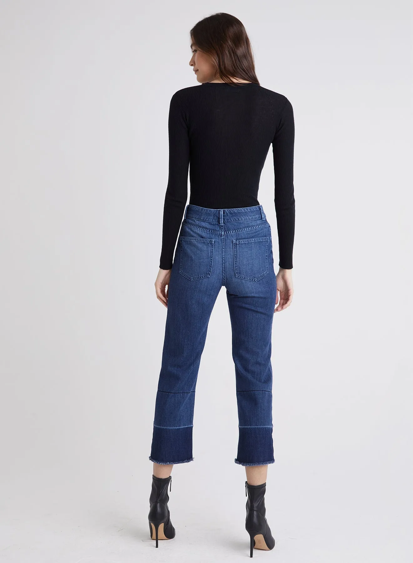 Lennon Straight Leg Jeans - Half Moon Wash