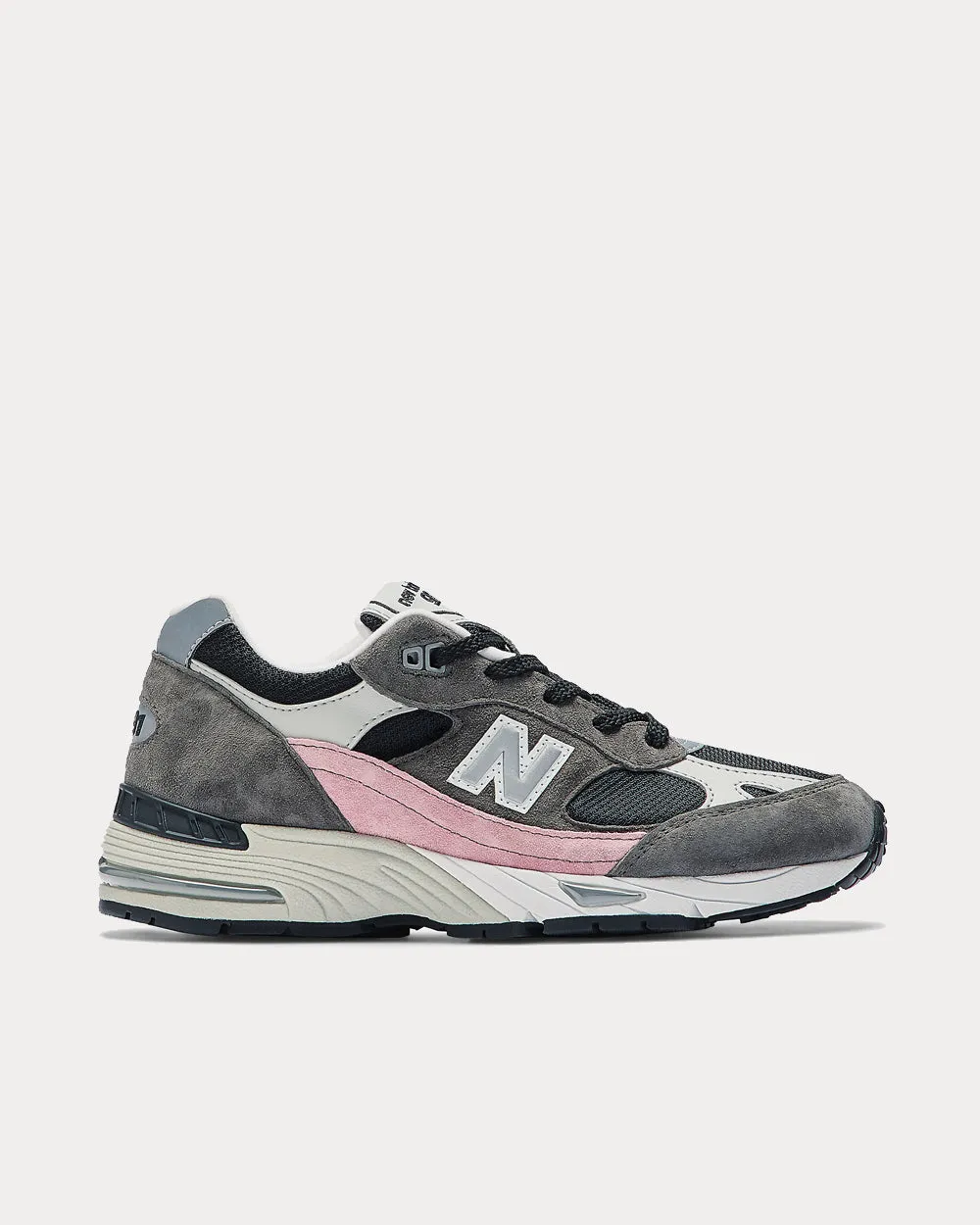 Made in UK 991 Black with Grey Low Top Sneakers