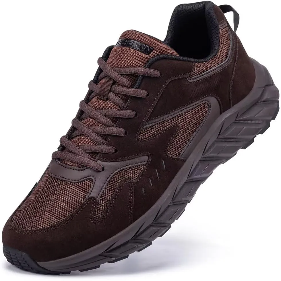 Men Extra Wide Width Sneakers Comfort Walking Shoes Relieve Foot Pain Wide Toe Box with Arch Support