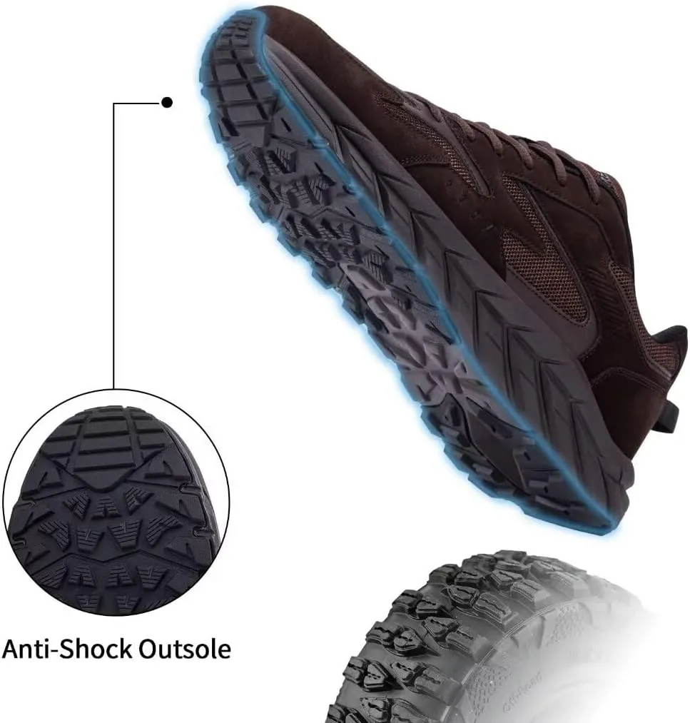 Men Extra Wide Width Sneakers Comfort Walking Shoes Relieve Foot Pain Wide Toe Box with Arch Support