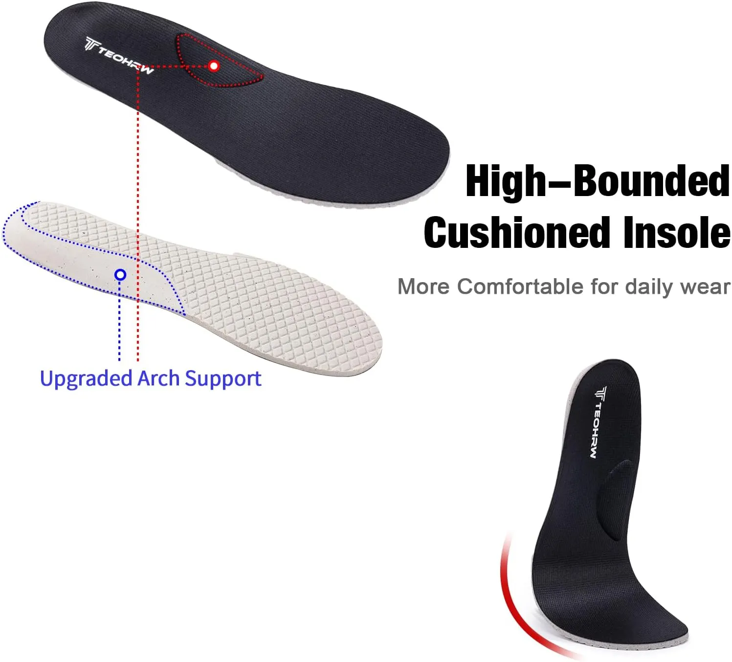 Men Extra Wide Width Sneakers Comfort Walking Shoes Relieve Foot Pain Wide Toe Box with Arch Support