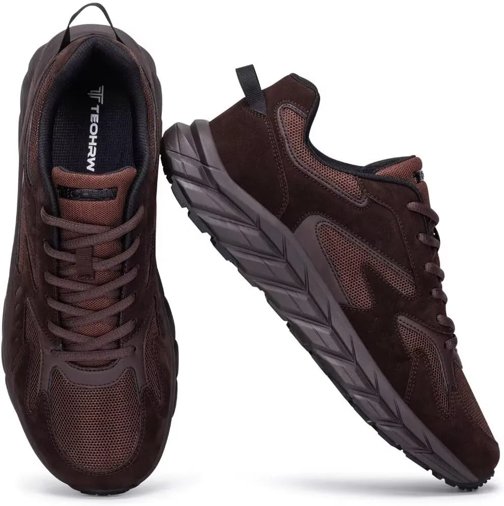 Men Extra Wide Width Sneakers Comfort Walking Shoes Relieve Foot Pain Wide Toe Box with Arch Support