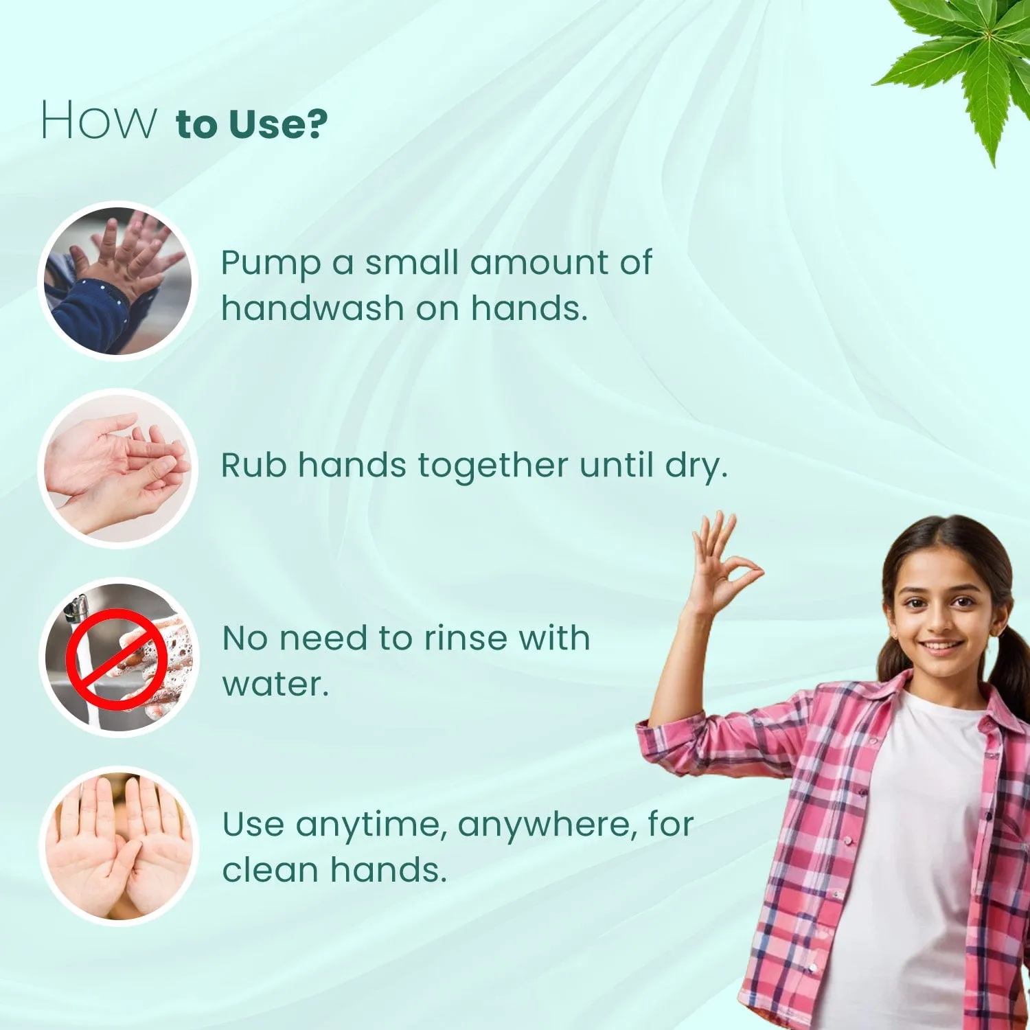 Mess Free | Waterless Hand Wash for kids | 0-15 Years