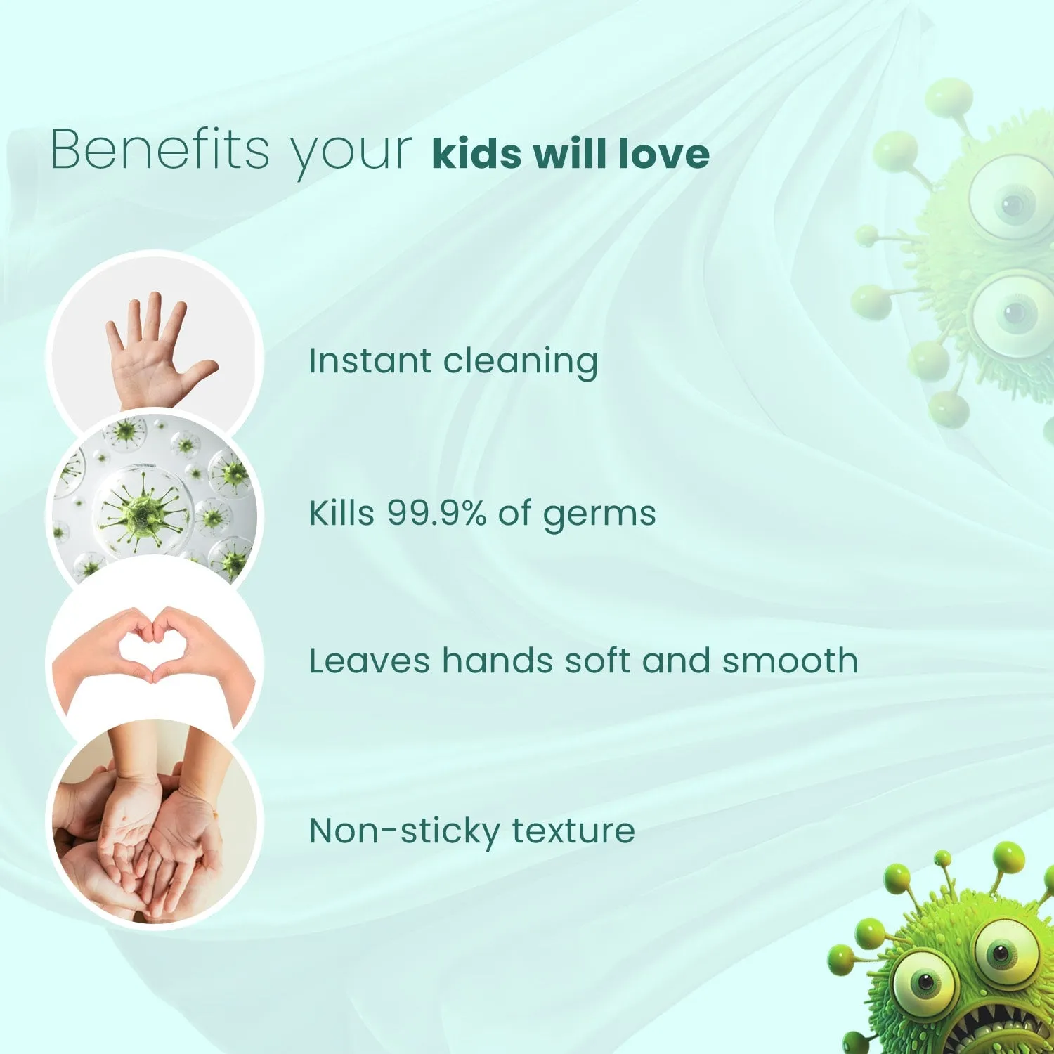 Mess Free | Waterless Hand Wash for kids | 0-15 Years