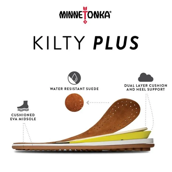 Minnetonka Moccasin Kilty Plus - Navy