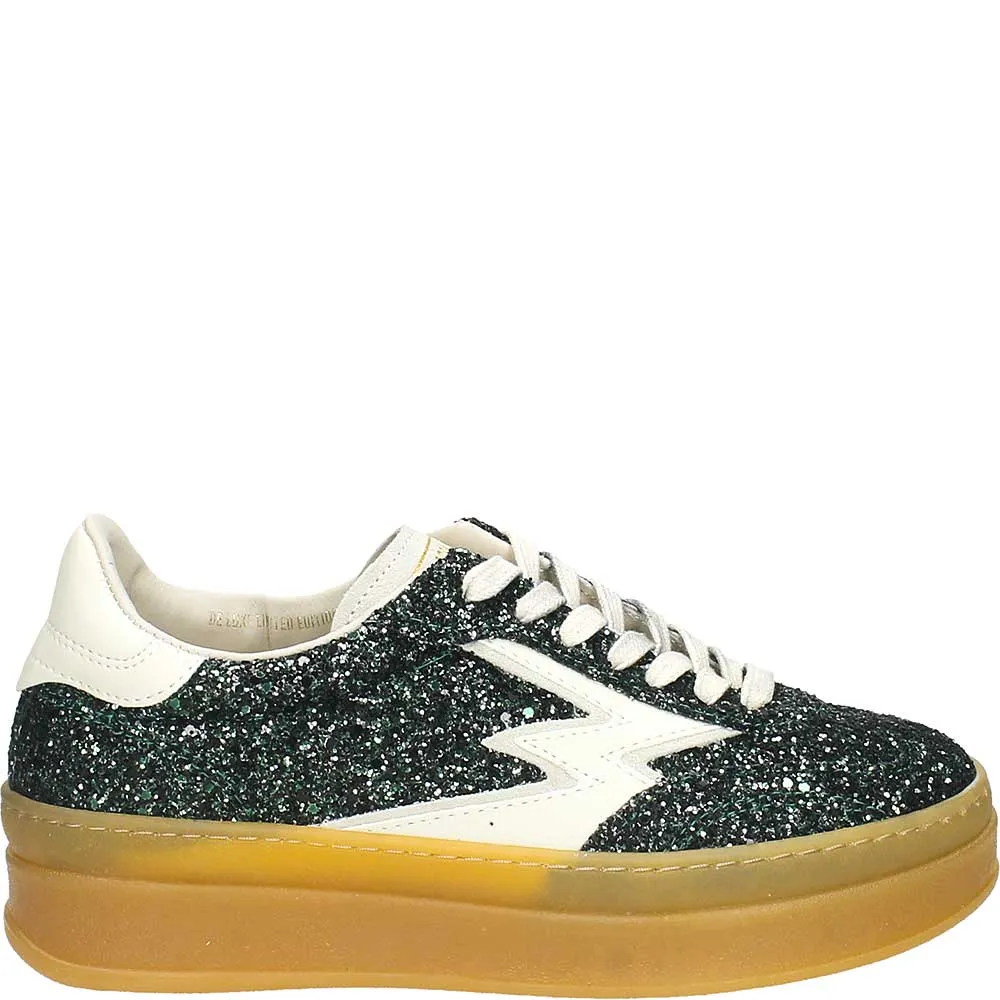 Moaconcept Sneaker emerald green glitter