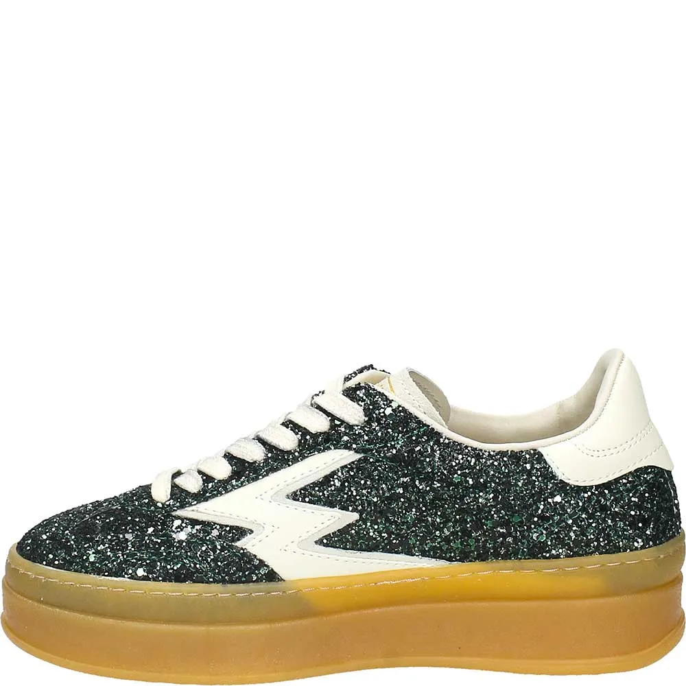 Moaconcept Sneaker emerald green glitter