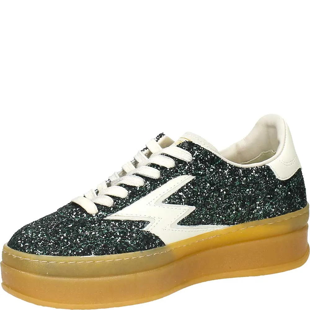 Moaconcept Sneaker emerald green glitter
