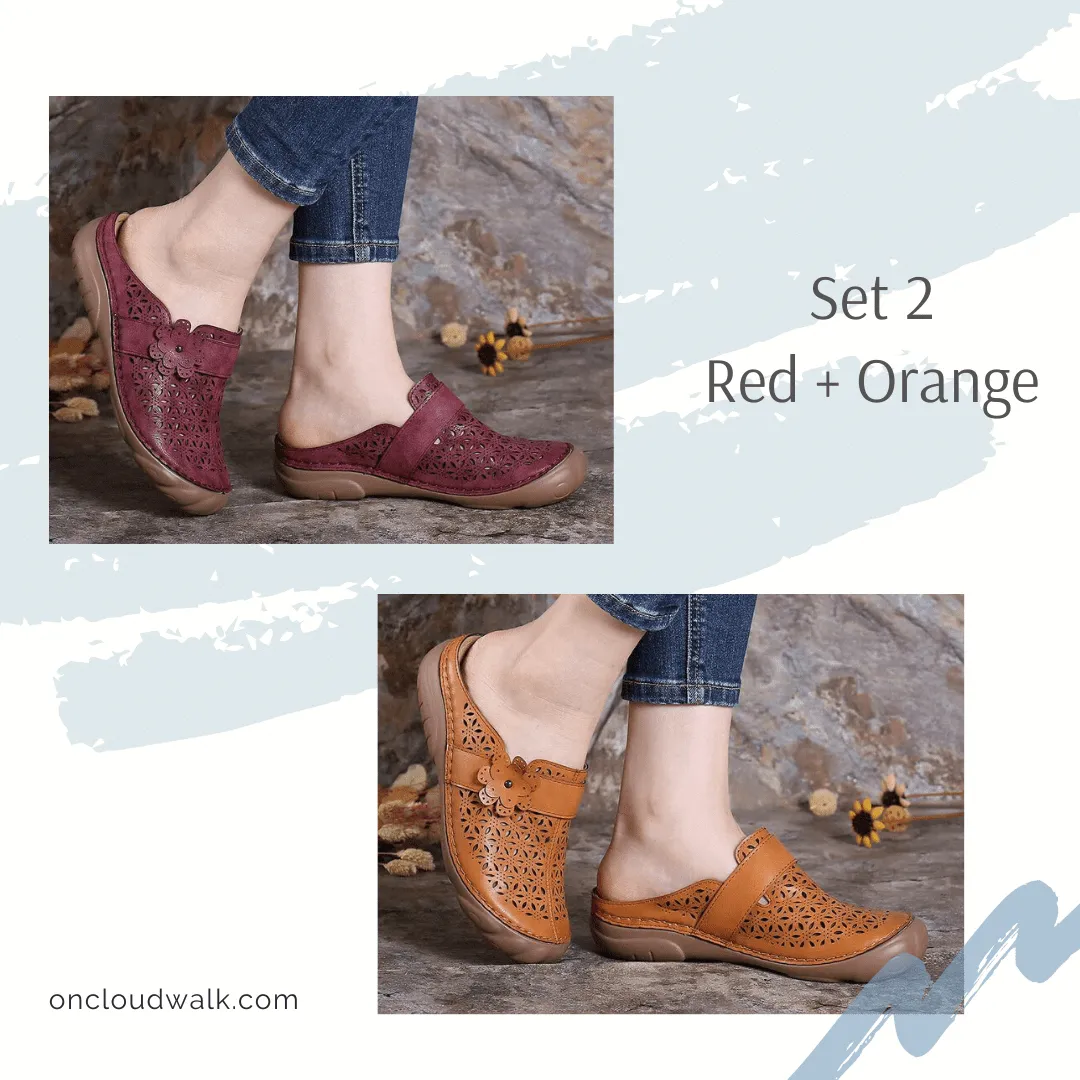 Nanccy Comfortable Retro Backless Casual Sandals