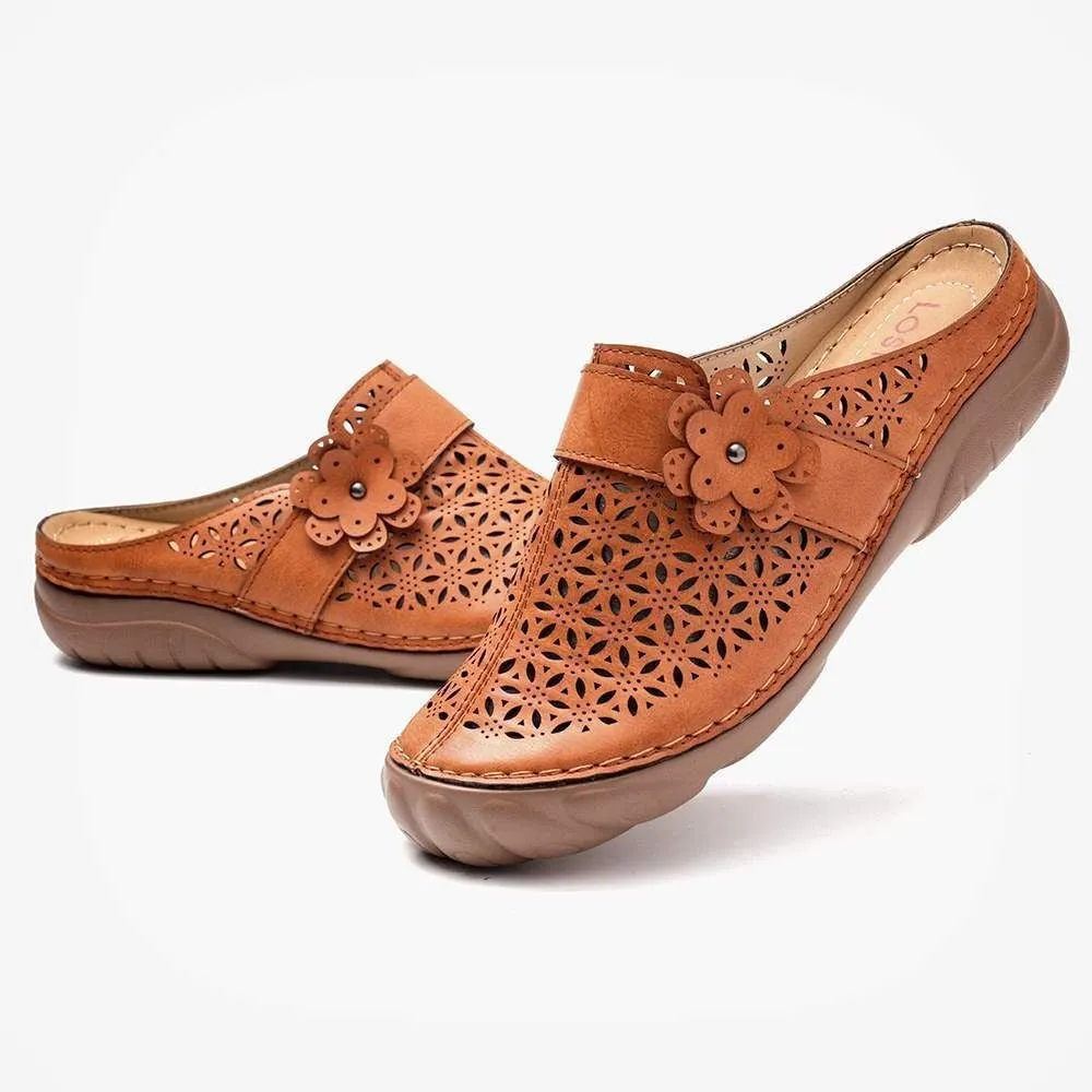 Nanccy Comfortable Retro Backless Casual Sandals