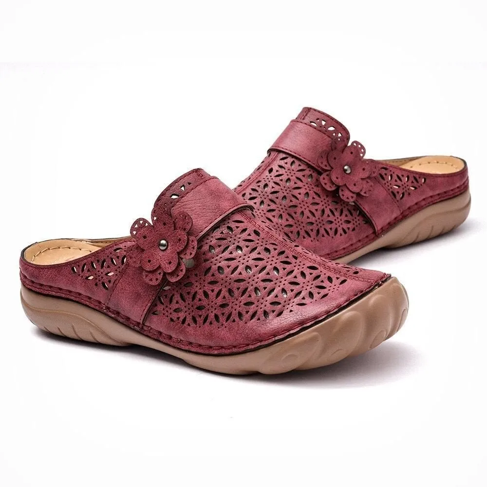 Nanccy Comfortable Retro Backless Casual Sandals