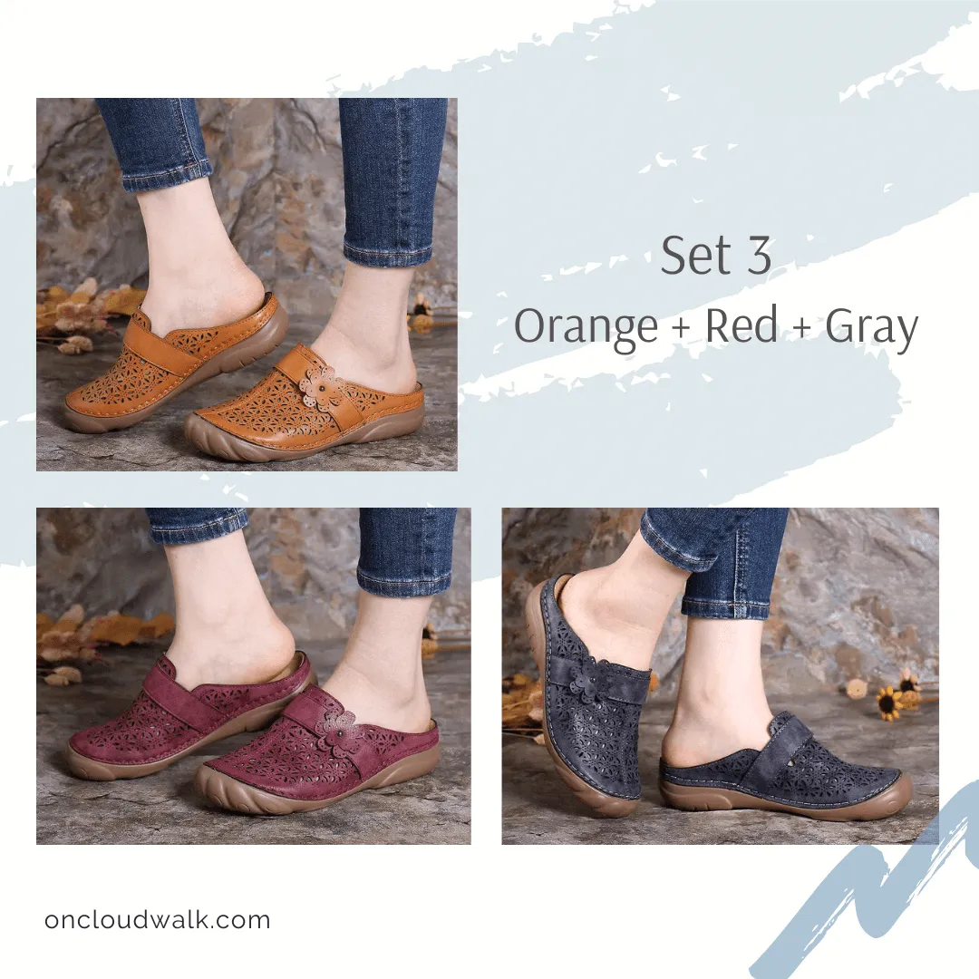 Nanccy Comfortable Retro Backless Casual Sandals