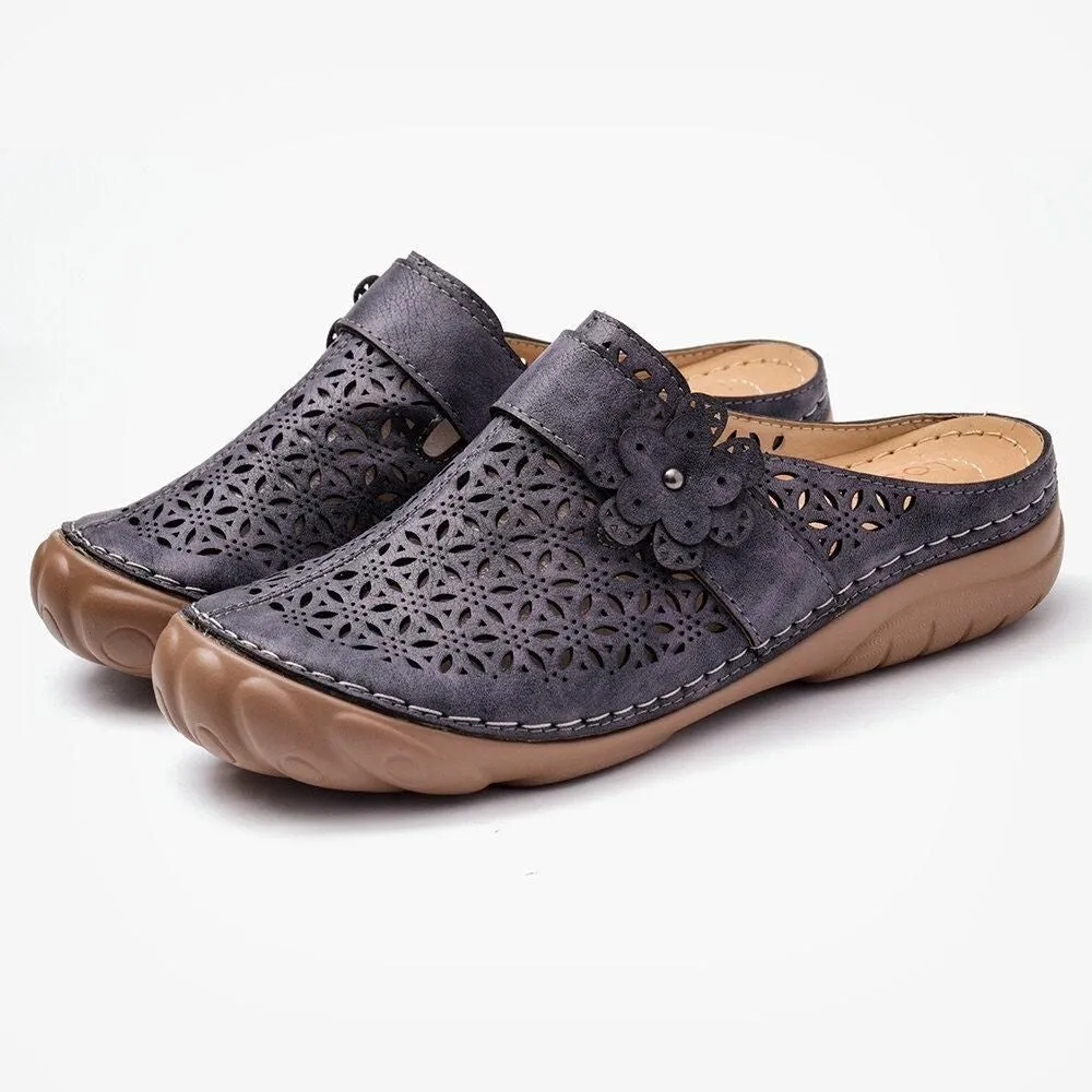 Nanccy Comfortable Retro Backless Casual Sandals