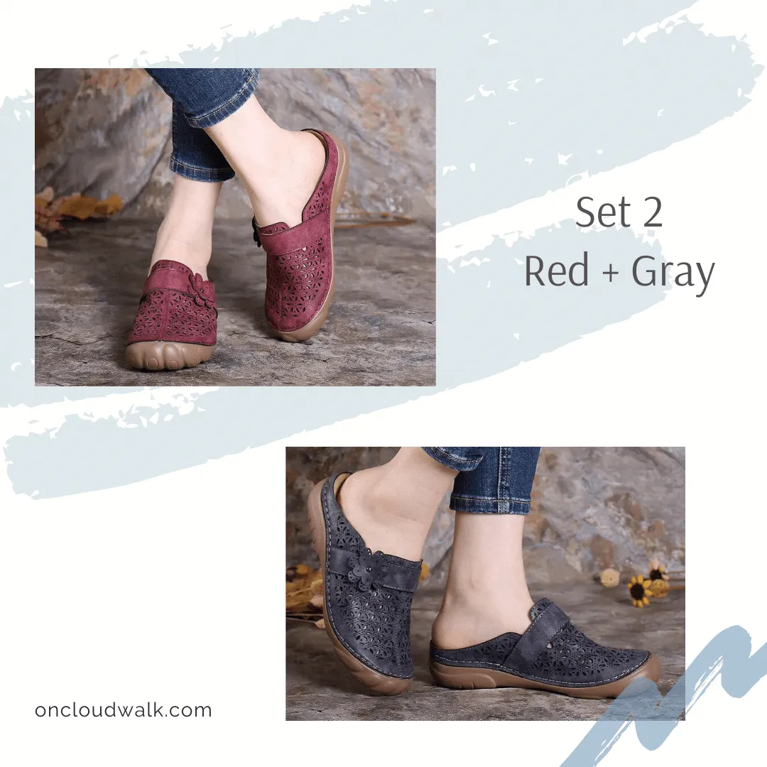 Nanccy Comfortable Retro Backless Casual Sandals