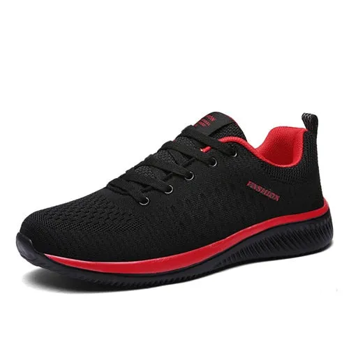 New Mesh Men Casual Shoes Lace-up Men Shoes Lightweight Comfortable Breathable Walking Sneakers