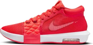 NIKE LeBron Witness 8 Basketball Shoes (FB2239-600, Light Crimson/Bright Crimson/Gym Red/White) Size 10.5